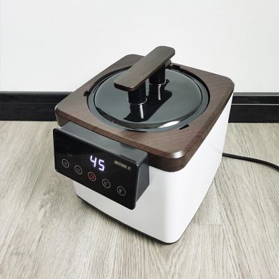 2.5L Sauna Steam Generator, Portable Sauna Fumigation Machine with Pill Box and LCD Touch Screen, Adjustable 15 Levels Temperature and 99min Timer, 360 Cycle Heating Up, for Body Detox