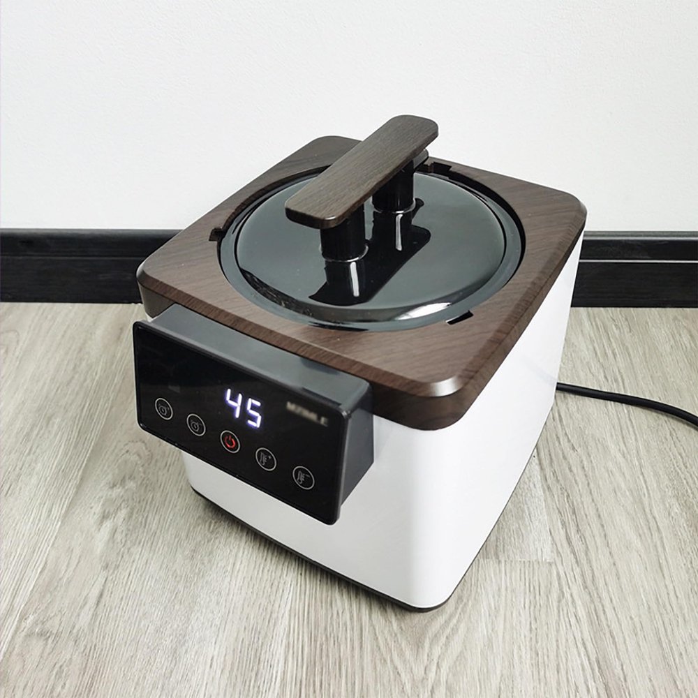 2.5L Sauna Steam Generator, Portable Sauna Fumigation Machine with Pill Box and LCD Touch Screen, Adjustable 15 Levels Temperature and 99min Timer, 360 Cycle Heating Up, for Body Detox