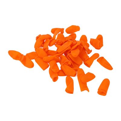 100Pcs Large Size Latex Finger Cots, Disposable Non Slip Finger Protectors for Crafts, Electronics, Industrial Applications