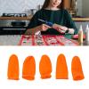 100Pcs Large Size Latex Finger Cots, Disposable Non Slip Finger Protectors for Crafts, Electronics, Industrial Applications view 3