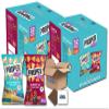 Proper Chips Gluten Free Lentil Crisps Multipack - Pack of 2 x 32 Vegan BBQ & Salt Vinegar Low Calorie Snack Box Healthy Snacks for Kids Lunch Box, Birthday Party Food, Movie Night Boxed Treatz view 1