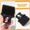 BELLIFFY Barber Brushes 2pcs Vintage Style Hair Brush Portable for Men Hair Detangling Mustache Care in Black for Salon and Home Use view 2