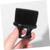 BELLIFFY Barber Brushes 2pcs Vintage Style Hair Brush Portable for Men Hair Detangling Mustache Care in Black for Salon and Home Use view 3