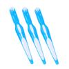 Beaupretty 3pcs Double-Head Cleaning Brush Set with Anti-Slip Handle, False Teeth Care Toothbrush for Home Use, Portable Cleaner for Effective Oral Hygiene view 1