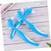 Beaupretty 3pcs Double-Head Cleaning Brush Set with Anti-Slip Handle, False Teeth Care Toothbrush for Home Use, Portable Cleaner for Effective Oral Hygiene view 2