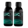 LVC9 Liposomal Vitamin C 1000mg | lipolife LVC9 X 2-150ml Each - 60 Days Supply | Peach Flavour | Vegan, Soy Free | Immune System, Skin & Energy Support. view 1