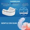 Superfloss, Dental Super Floss Threader, 50 Pre-Cut Strands Pack of 2, Ideal Oral Floss for Braces, Bridges and Wide Spaces, 100 Strands in Total, Mint view 2