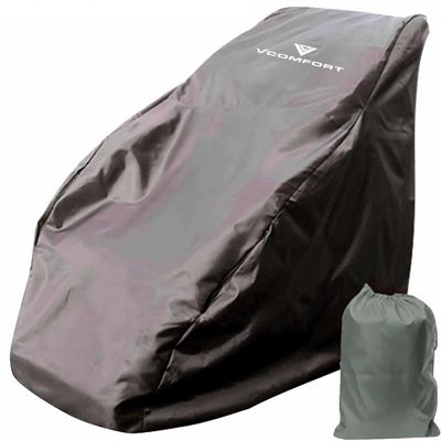 VComfort Massage Chair Cover XL Dust Protector, Full Body Zero Gravity, Dustproof Cover for Shiatsu Massage Recliner, Resistant to Pet Scratches, Cat and Dog Cover. (Grey)
