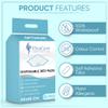 100 x Incontinence Bed Pads | 60 x 60 cm | Incontinence Bed Sheets | Disposable Mattress Protector | Self Adhesive Tabs | Absorbent Pads | (2 Packs of 50) view 2