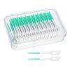 220 Pieces Interdental Brushes, Silicone Dental Brushes Teeth Brush Picks for Braces Oral Cleaning, Tooth Flossing Brush Disposable for Cleaning, Toothbrush Clean Tool view 1