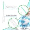 220 Pieces Interdental Brushes, Silicone Dental Brushes Teeth Brush Picks for Braces Oral Cleaning, Tooth Flossing Brush Disposable for Cleaning, Toothbrush Clean Tool view 3