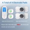 Comfytemp Wireless Tens Machine Pads for Model K6114 K6122, 4 Pack Wireless TENS Unit Replacement Pads with 2 Sizes, Reusable Self Adhesive Electrodes Pads with Premium Quality, Non-Irritating Design view 2