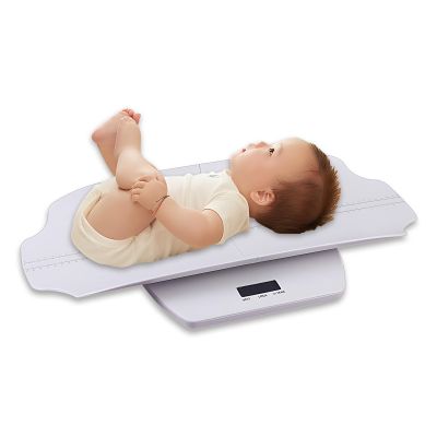 Kingbar Baby Scale With Detachable Tray, Pet Scale With Tare Function, Large LCD Display, Baby To Adult Weighing Scales Up To 100kg, Measures KG/lb/oz