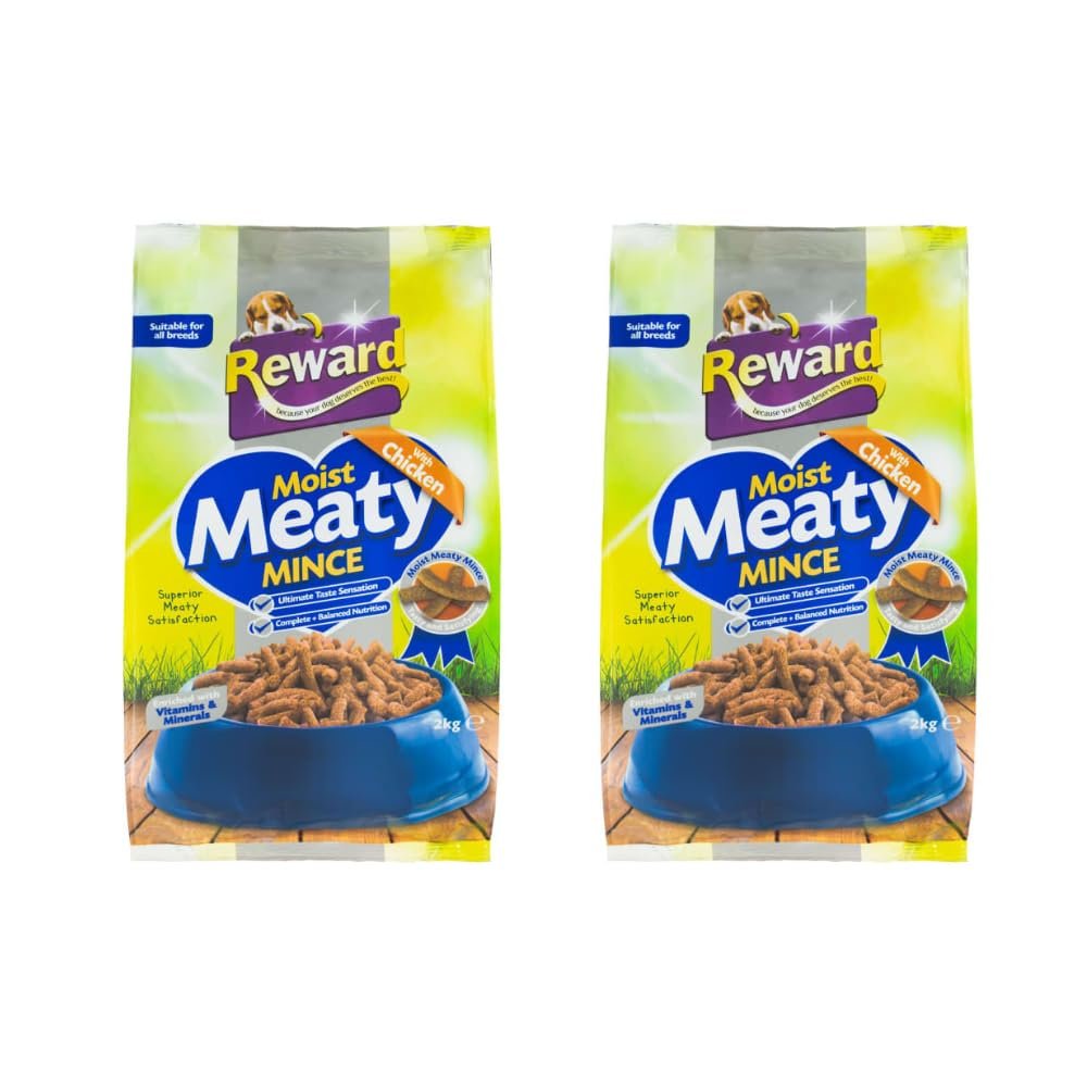 Rewward Meaty Mince 2kg - Chicken - Provide The Ultimate Taste Satisfaction With This Rewward Meaty Mince - Pack of 2 x 2kg