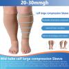 Hotfiary Calf Compression Sleeves for Women & Men, 20-30 mmHg Graduated, Plus Size S-7XL, Firm Support Footless Compression Socks, Wide Calf & Leg Support Brace for Flight, Travel, Nurses, Pregnancy view 4