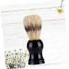 Healeved 1pc Boar Bristle Beard Brush for Men Soft Bristles for Gentle Grooming and Cleaning Portable Design for Travel for Bearded Men for Facial Hair Care view 2