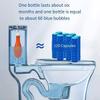 Bowling Blue Bubble Toilet Bowl Cleaner, Automatic Long-Lasting Toilet Bowl Cleaner in Bottle, Toilet Fresheners Deodorizing & Descaling, for Cistern Prevents Limescale (2pcs) view 2