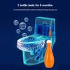 Bowling Blue Bubble Toilet Bowl Cleaner, Automatic Long-Lasting Toilet Bowl Cleaner in Bottle, Toilet Fresheners Deodorizing & Descaling, for Cistern Prevents Limescale (2pcs) view 3