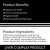 Liver Complex | 60 Capsules | 30 Day Supply | Advanced Formula with TUDCA, NAC & Psyllium Husk | Supports Liver Function, Detox, Digestion & Well-Being | GMO-Free | Vegan Friendly | UK Made view 2