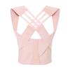 YJHQSS Adjustable Back Posture Corrector Belt Women Men Prevent Slouching Posture Straps Clavicle Support Brace good (Pink L) view 1