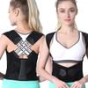 YJHQSS Adjustable Back Posture Corrector Belt Women Men Prevent Slouching Posture Straps Clavicle Support Brace good (Pink L) view 3