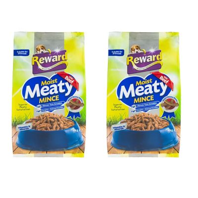 Rewward Meaty Mince 2kg - Beef - Provide The Ultimate Taste Satisfaction With This Rewward Meaty Mince 2kg - Pack of 2