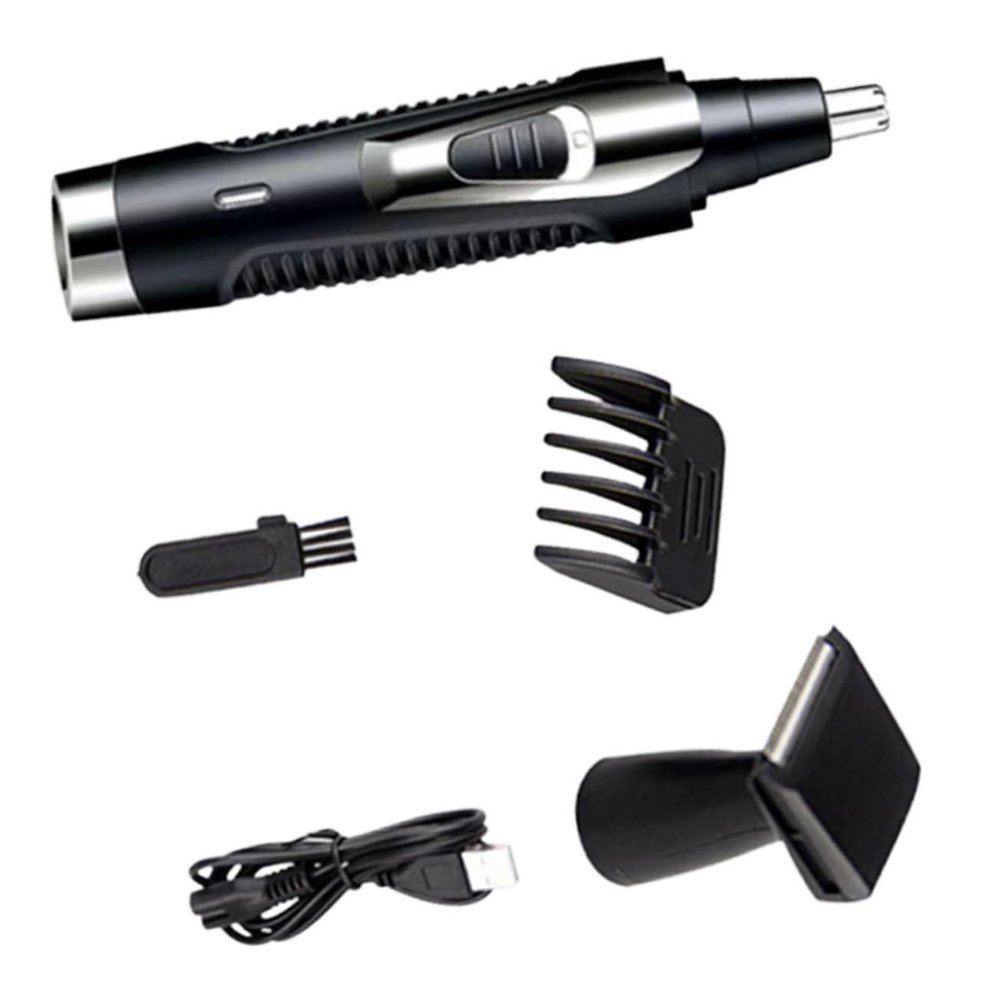 Healeved Multi-Functional Nose Hair Trimmer and Electric for Men, Rechargeable Cordless Grooming Device, Washable Portable Nose Hair Clipper for Male Personal Care