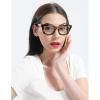 MMOWW 3 Pack Oversized Reading Glasses for Women Square Frame Fashion Style Readers Blue Light Blocking Reading Glasses (3 Packs, +1.0) view 3