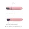 10 Modes Quiet Bullet Massage Wand Portable Silicone Massage Ball Powerful Handheld Electric Bullet Viberate Personal Body Relaxation Gift for Woman Men,Women Trainer Muscle Back Tool (Black) view 3