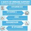 Kids Immune Support  Zero Additives  60 Capsules - Non-GMO Immune Support for Kids view 3