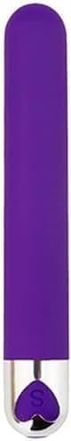 10 Modes Quiet Bullet Massage Wand Portable Silicone Massage Ball Powerful Handheld Electric Bullet Viberate Personal Body Relaxation Gift for Woman Men,Women Trainer Muscle Back Tool (Purple)