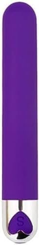 10 Modes Quiet Bullet Massage Wand Portable Silicone Massage Ball Powerful Handheld Electric Bullet Viberate Personal Body Relaxation Gift for Woman Men,Women Trainer Muscle Back Tool (Purple)