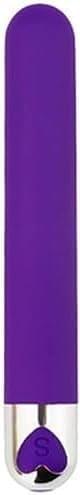 10 Modes Quiet Bullet Massage Wand Portable Silicone Massage Ball Powerful Handheld Electric Bullet Viberate Personal Body Relaxation Gift for Woman Men,Women Trainer Muscle Back Tool (Purple) view 1