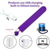 10 Modes Quiet Bullet Massage Wand Portable Silicone Massage Ball Powerful Handheld Electric Bullet Viberate Personal Body Relaxation Gift for Woman Men,Women Trainer Muscle Back Tool (Purple) view 4