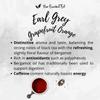 Earl Grey Grapefruit Orange (150g) Black Loose Leaf Tea Ceylon Sri Lanka Tea Leaves Aromatic Fruity Citrusy Zesty Bright Refreshing Balanced Tasty, Closed in Resealable Pouch view 3