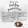 Earl Grey Grapefruit Orange (150g) Black Loose Leaf Tea Ceylon Sri Lanka Tea Leaves Aromatic Fruity Citrusy Zesty Bright Refreshing Balanced Tasty, Closed in Resealable Pouch view 4