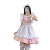 Asudaro Cosplay Maid Costume Sweet Cosplay, Maid Costume Cosplay Outfit Bows Dress,Womens Traditional Alice Fancy Dress,for Halloween Performance view 4