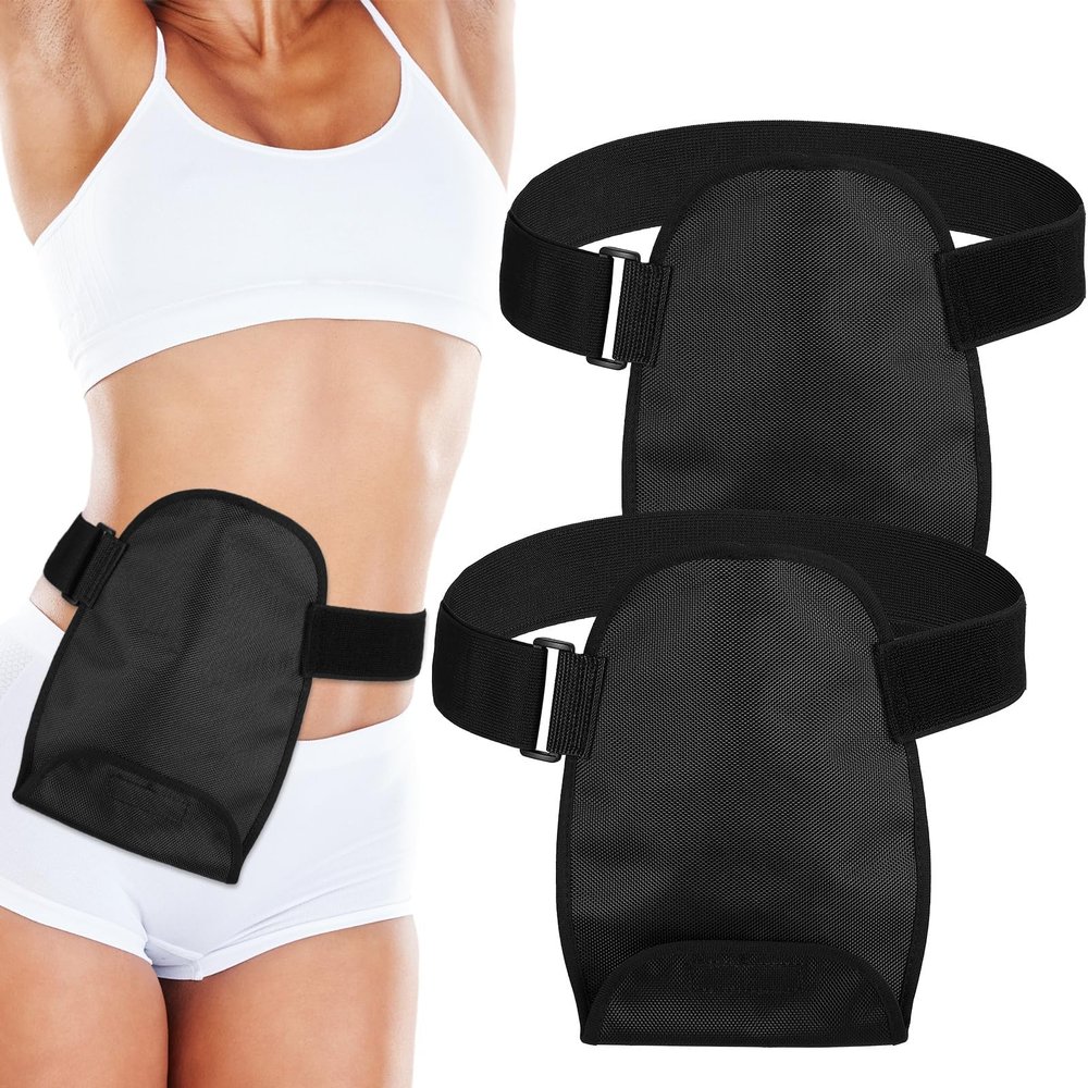AQUASHIELDING Waterproof Ostomy Shower Cover, Colostomy Ileostomy Bag, Support Belt Stoma Pouch Cover, Quick Dry Shower Guard(2 pcs)