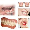 Dazzluxe Adjustable Snap-On Dentures, 2 Pairs Upper And Lower False Teeth Veneers, Temporary Teeth Restoration Fake Teeth, Regain Confident Smile view 2