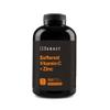 Buffered Vitamin C with Zinc Bisglycinate - 1000 mg Vitamin C + 10 mg Elemental Zinc per Daily Serving (2 Capsules) - Neutral pH, Gentle on The Stomach - for The Immune System - Vegan view 1