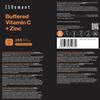 Buffered Vitamin C with Zinc Bisglycinate - 1000 mg Vitamin C + 10 mg Elemental Zinc per Daily Serving (2 Capsules) - Neutral pH, Gentle on The Stomach - for The Immune System - Vegan view 4