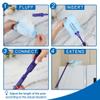 30 Pieces Duster Refills with 1 Long Handle, Disposable Duster Refills Compatible for Easy Install Easy to Use view 2