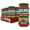 Dolmio Bolognese Intense Spicy Chilli Pasta Sauce Jar, Bulk Multipack 6 x 450g view 1