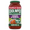 Dolmio Bolognese Onion and Garlic Pasta Sauce Family Size Jar 675g view 1