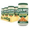 Dolmio Lasagne Creamy White Pasta Sauce Jar, Bulk Multipack 6 x 440g view 1