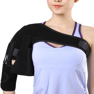 GXQFF Arm Sling for Shoulder Injury, Lightweight Adjustable Shoulder Immobilizer Support Broken Elbow Wrist,Shoulder Joint Subluxation Rehabilitation, for Tear Injury,Tendonitis-left