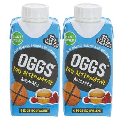 Egg Replacer Liquid Bundle Containing Oggs Egg Replacer Liquid 200ml Liquid Chickpea Extract Equivalent to 8 Eggs