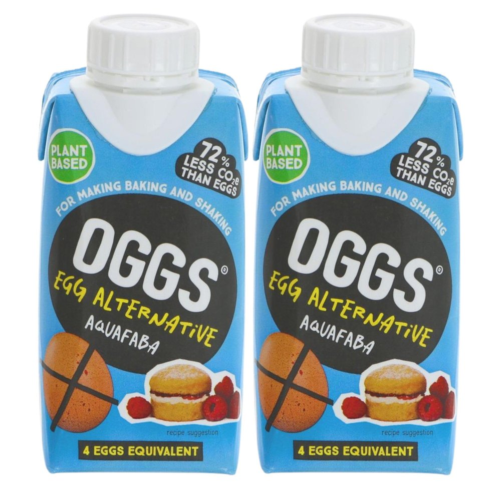 Egg Replacer Liquid Bundle Containing Oggs Egg Replacer Liquid 200ml Liquid Chickpea Extract Equivalent to 8 Eggs