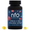 NFO Omega 3 Kids [120 Chewable Mini Softgel Fish Gelatin Capsules] Omega 3 for Kids High Strength Natural Norwegian Fish Oil with EPA & DHA in TG Form, Tutti-Frutti Flavour, with Vitamins D3, A, C, E view 1