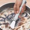Bexdug Kitchen Scraper Tool - Cooktop 2-in-1 Double Head Scraper in Stainless Steel | Range Hood Grease Grime Removal Scraper with Ergonomic Handle for Hood, Sink, Tabletop view 3